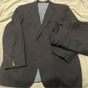 Hugo Boss Dark Pinstripe Suit